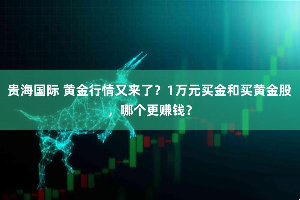贵海国际 黄金行情又来了？1万元买金和买黄金股，哪个更赚钱？